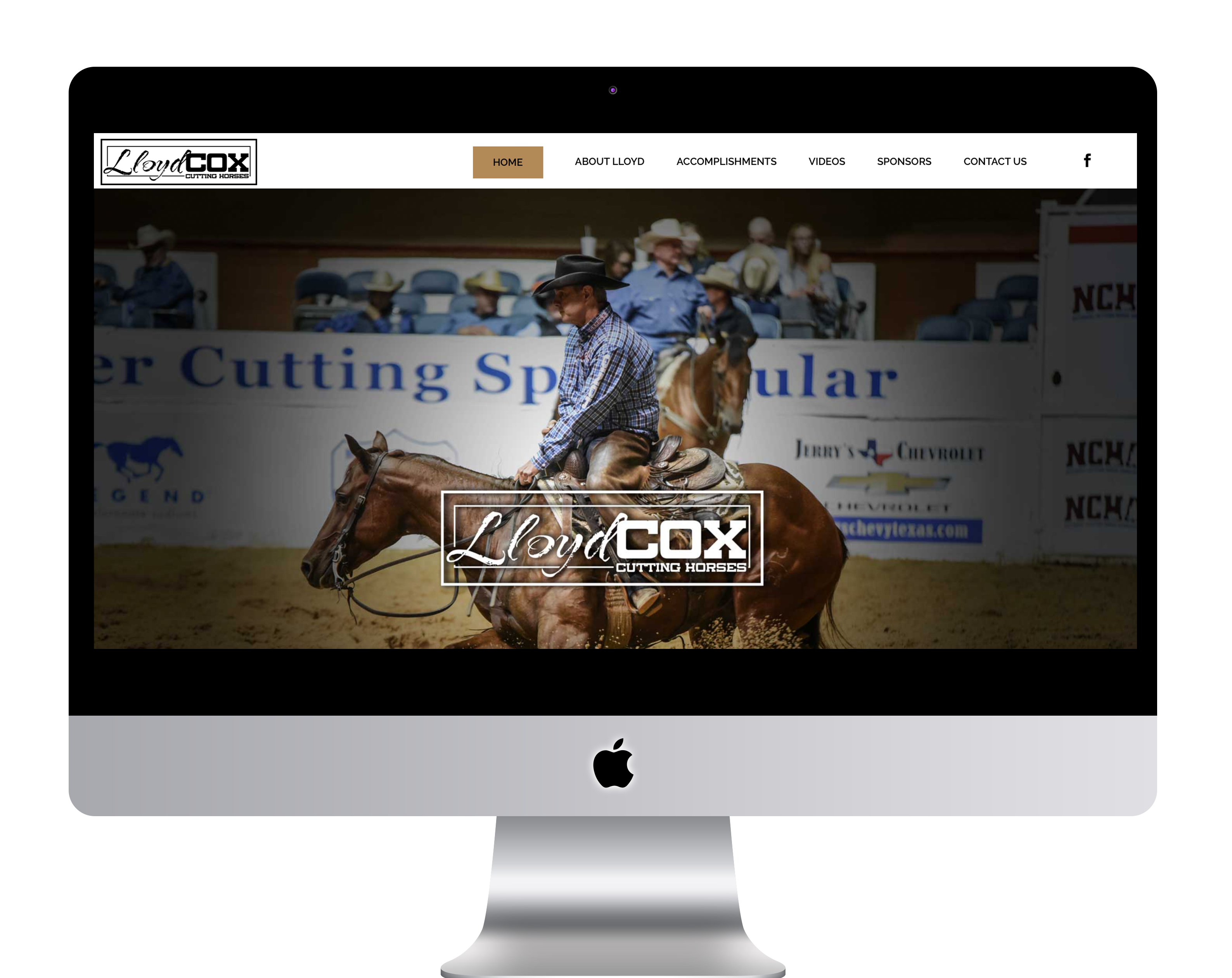 Lloyd Cox cutting horses hoe website design