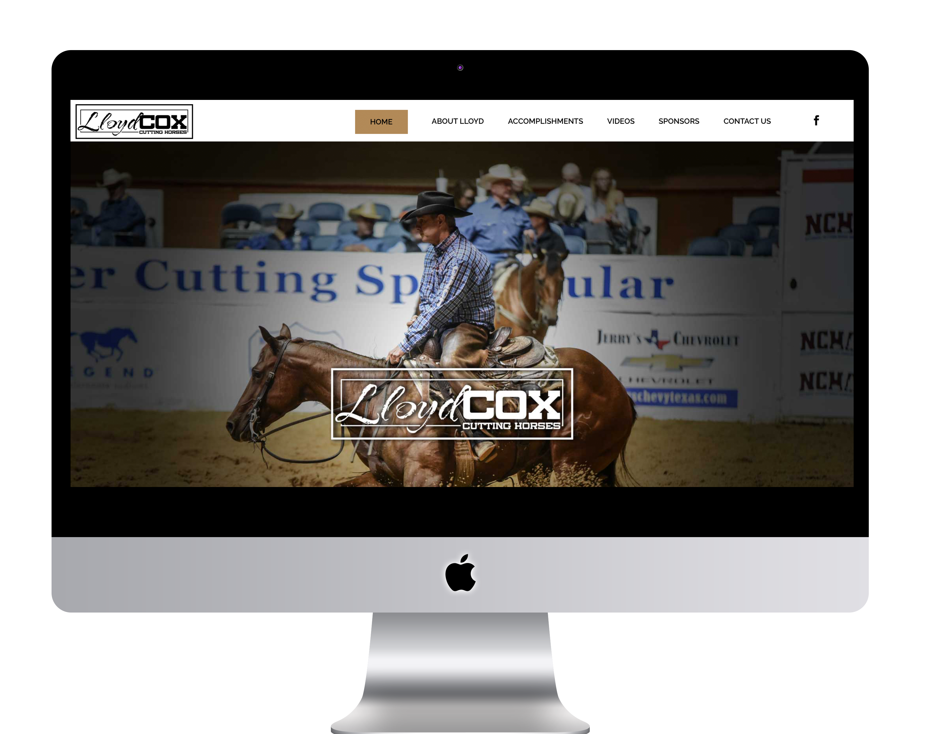 Lloyd Cox cutting horses hoe website design